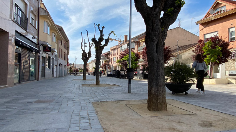 calle peatonal en Torrelodones