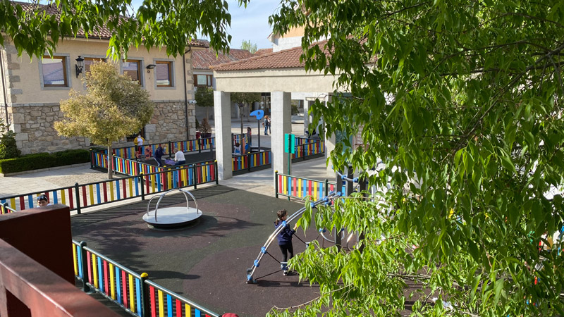parque infantil en Torrelodones
